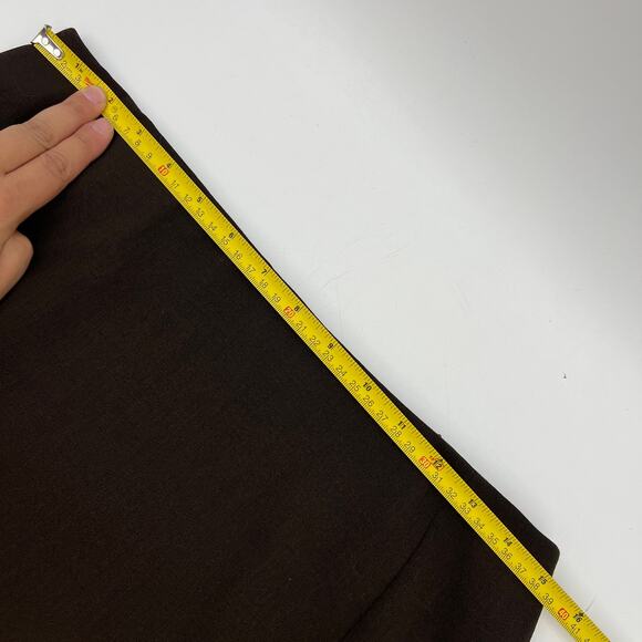 Akris Brown Pencil Skirt - Picture 6 of 10